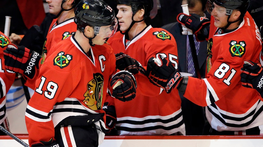 Jets Blackhawks Hockey