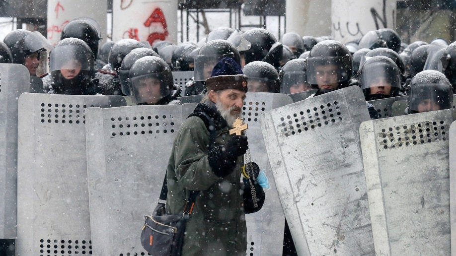 Ukraine Priests and Protests