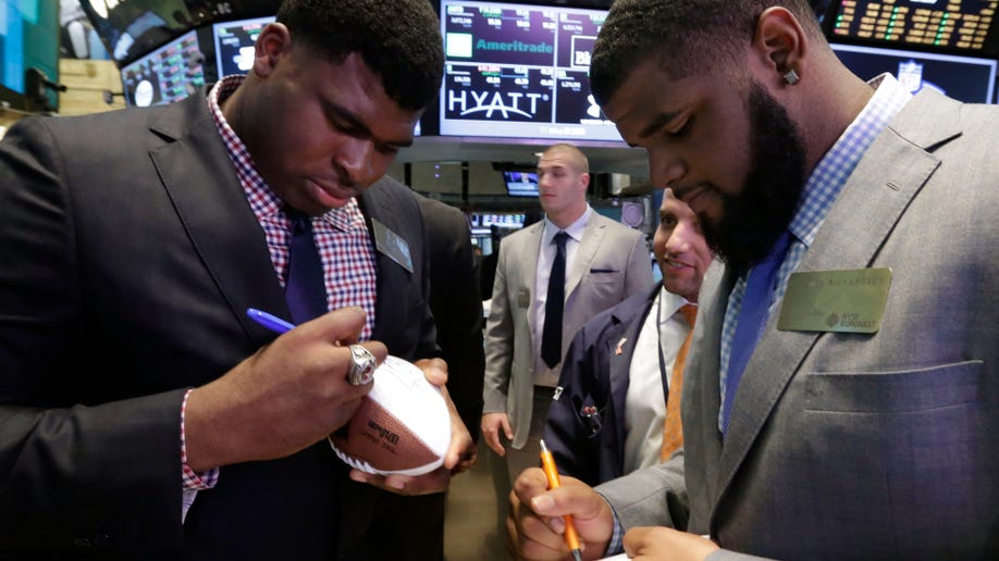Wall Street NFL Draft Football