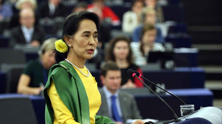 France EU Myanmar-Suu Kyi