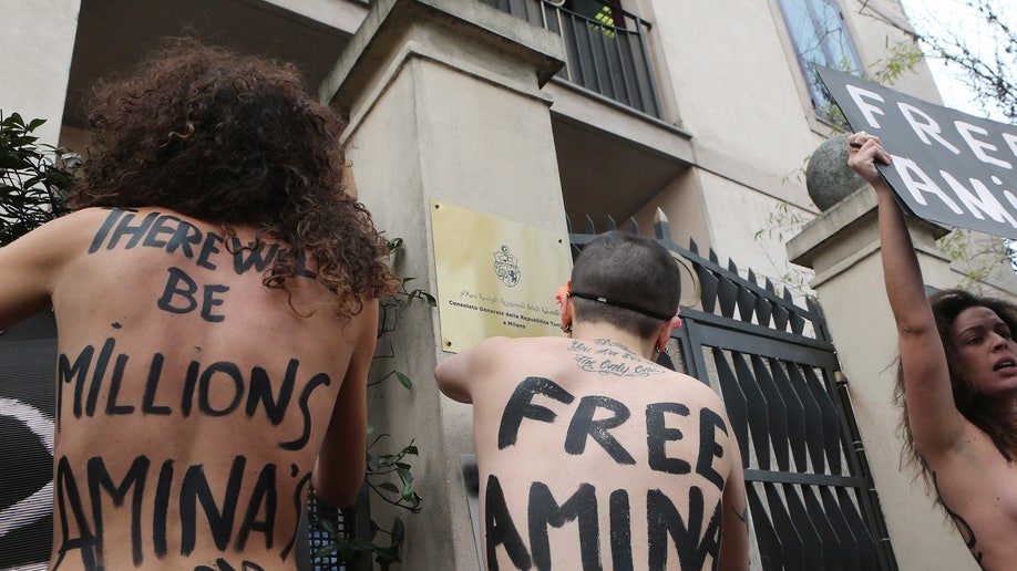 Mideast Women Activists Label Europe Topless Protests On Their Behalf
