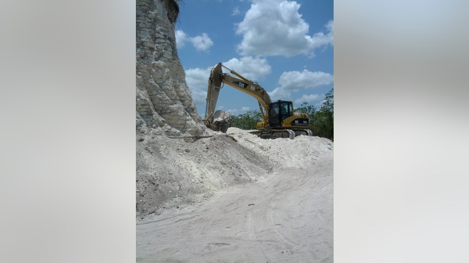 Belize Bulldozed Pyramid