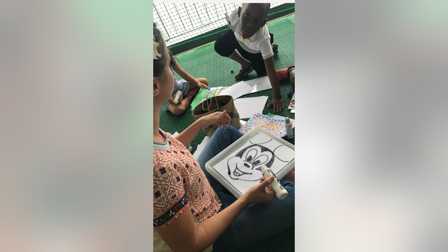 Beth Kirchner drawing Mickey