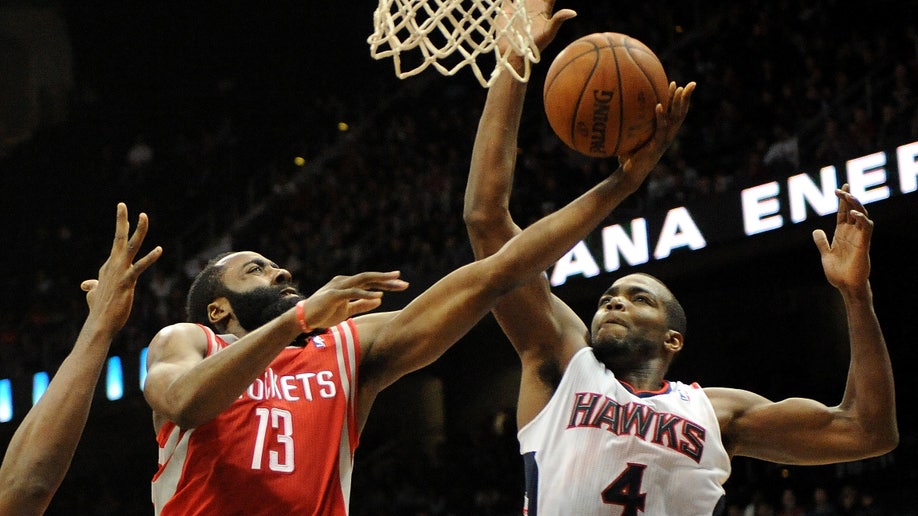 Rockets Hawks Basketball