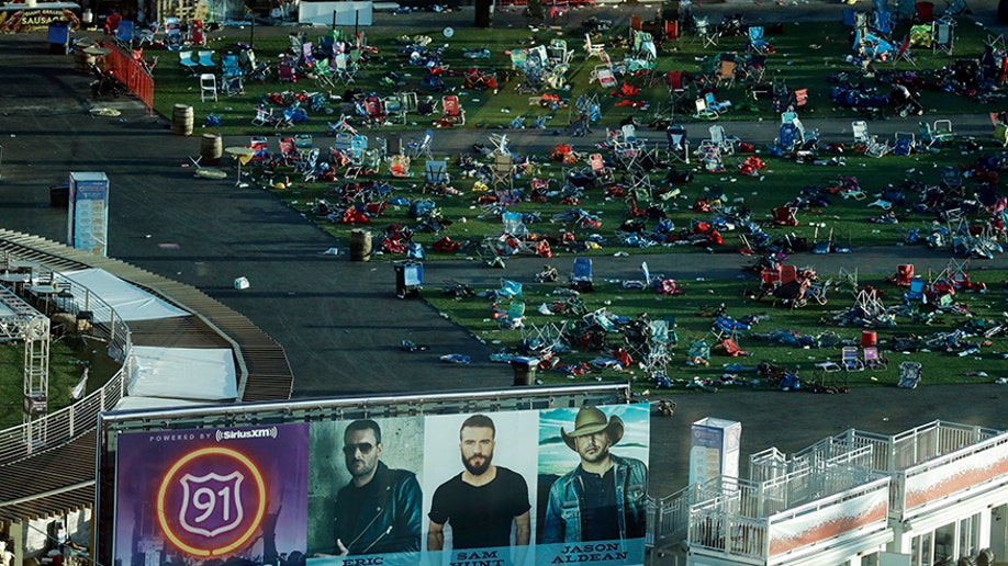 People's things left abandoned after the Las Vegas massacre