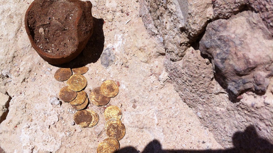 Gold coins from time of Crusades found in Israeli ruins Fox News
