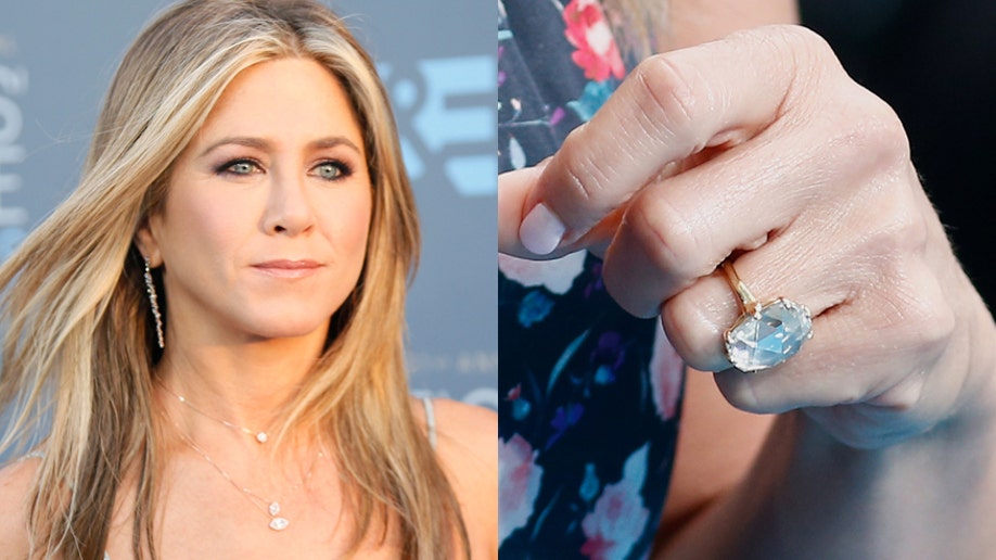 Jennifer aniston rose on sale cut engagement ring