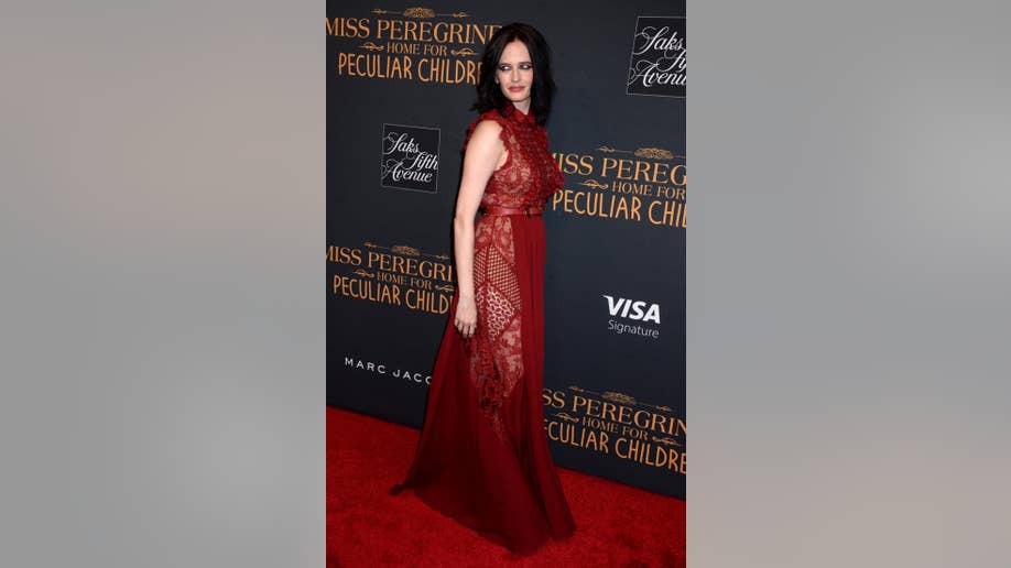 eva green dark shadows red dress Sage Green Velvet Bridesmaid Dresses Mimatched