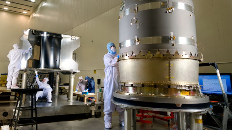 MAVEN Propulsion Tank Installation