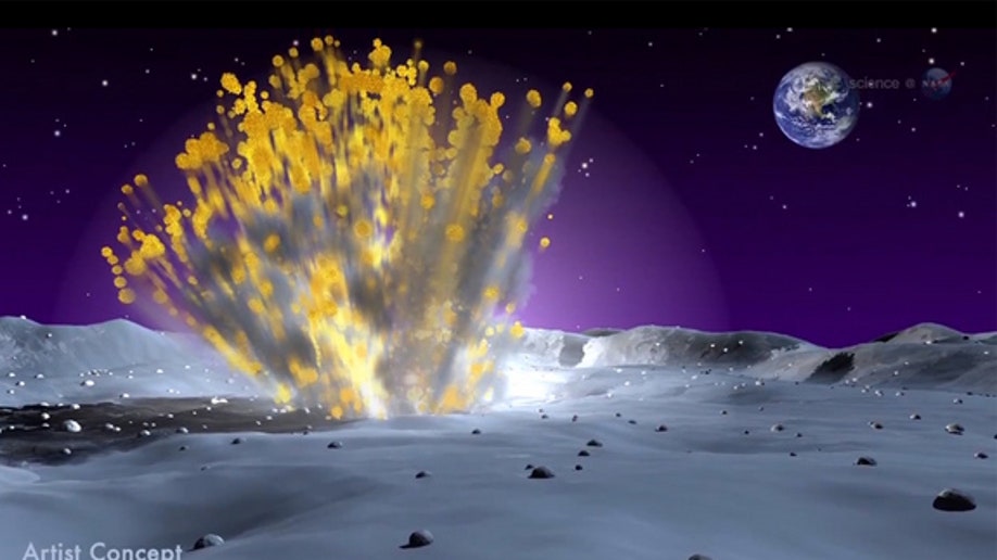 NASA records giant explosion on moon as boulder crashes at 56,000 mph