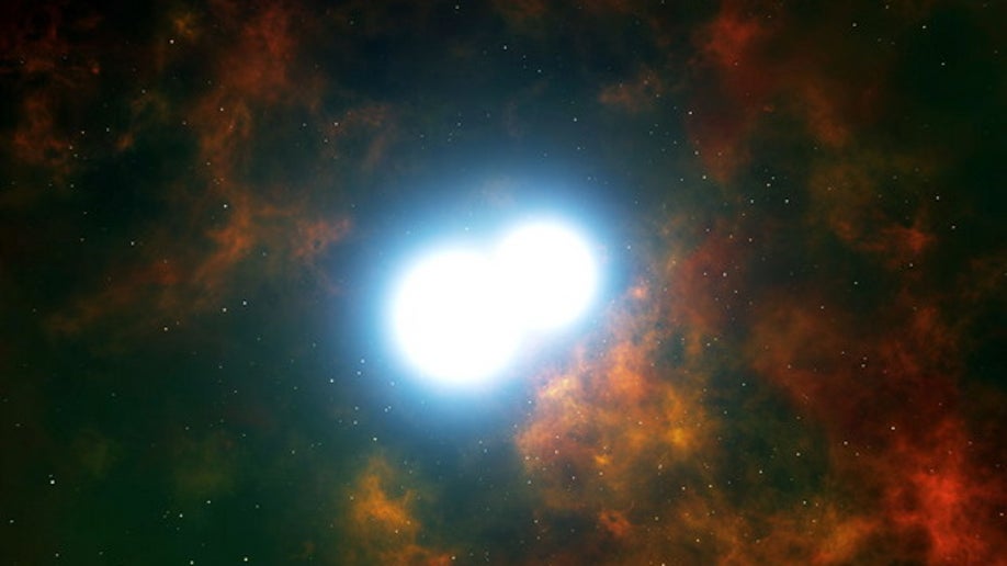 aece817a-Artistu2019s impression of two white dwarf stars destined to merge and create a Type Ia supernova