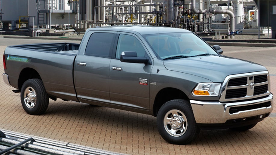 c6bbeae5-2012 Ram 2500 Heavy Duty CNG with bi-fuel capabilityu2014powered by compressed natural gas or gasoline.