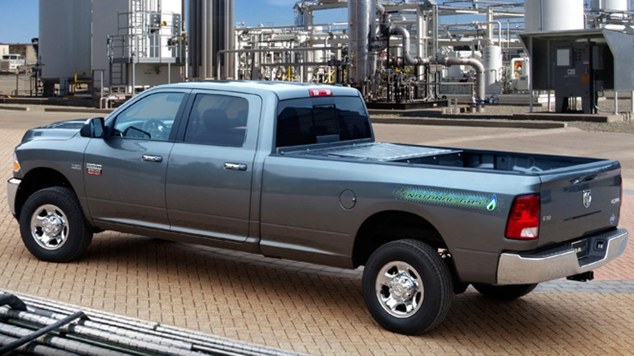 08193ed9-2012 Ram 2500 Heavy Duty CNG with bi-fuel capabilityu2014powered by compressed natural gas or gasoline.