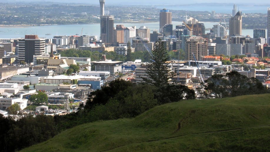 view of Auckland with Sky Tower