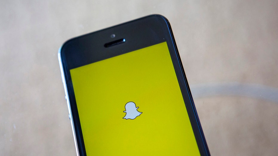 A portrait of the Snapchat logo in Ventura, California December 21, 2013. 