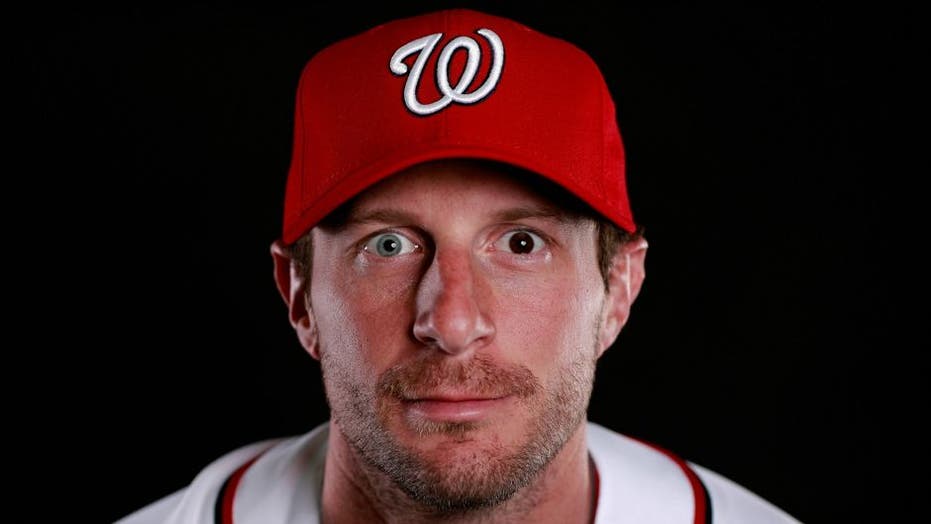 Watch: Scherzer stars in PSA alongside dog with same eye condition