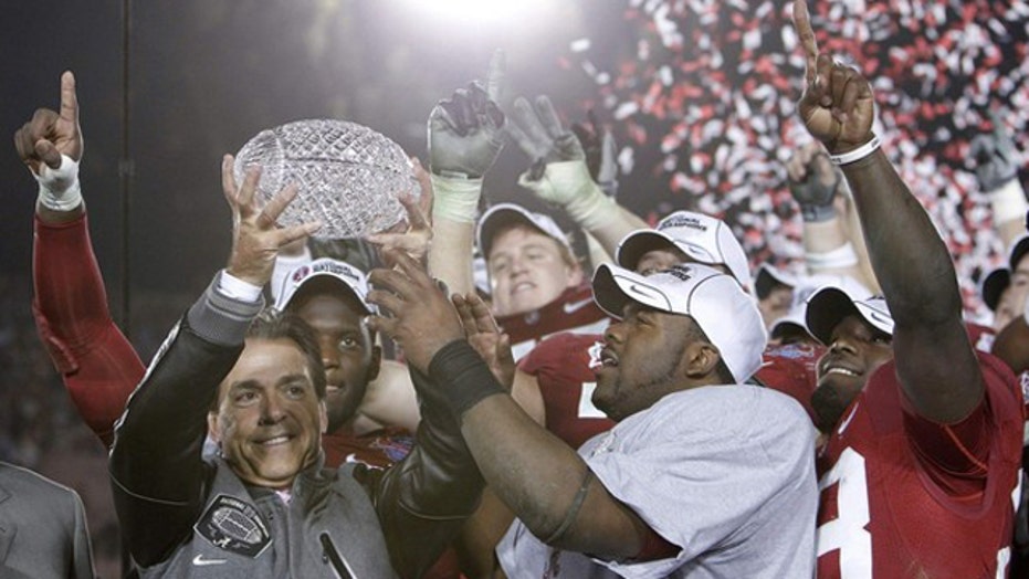 Alabama's 2011 BCS trophy shattered during A-Day weekend festivities 