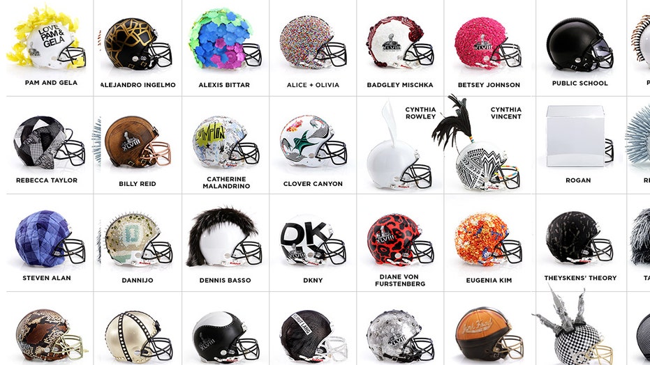 Helmets for a fashionable touchdown