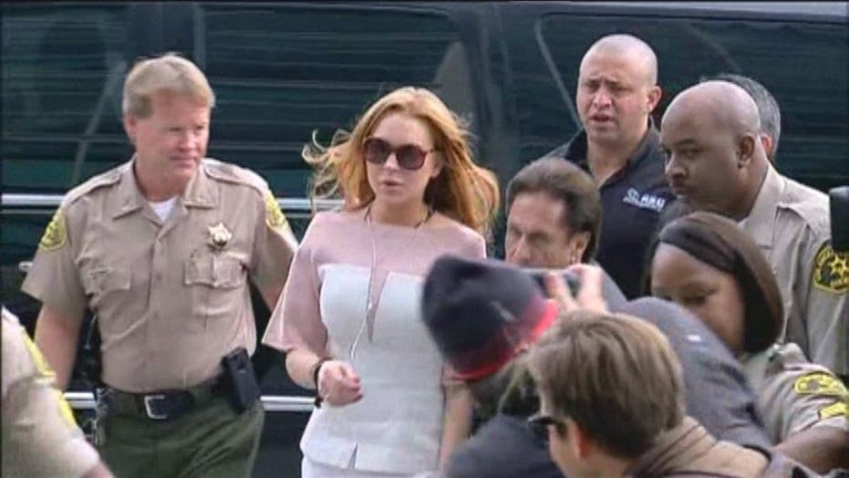Lindsay Lohan’s courtroom style evolution