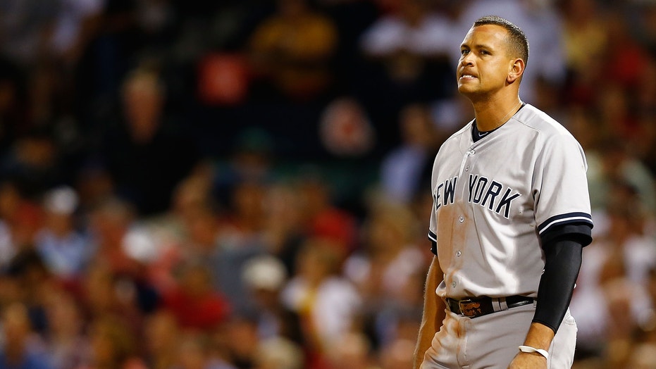 Alex Rodriguez Doing What He Knows Best