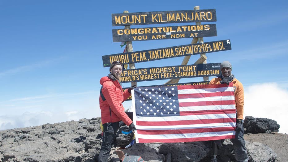 Marine veteran amputee climbs to the top of Mount Kilimanjaro for a good cause