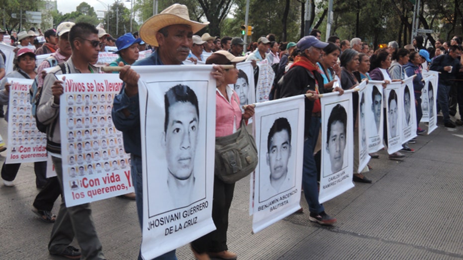 President Peña Nieto tries to calm Mexicans’ increasing anger over violence, disappearances
