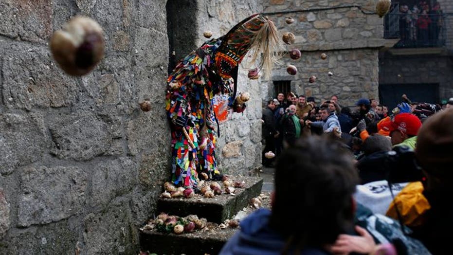 Attack of the killer turnips! Pictures from a little-known Spanish festival