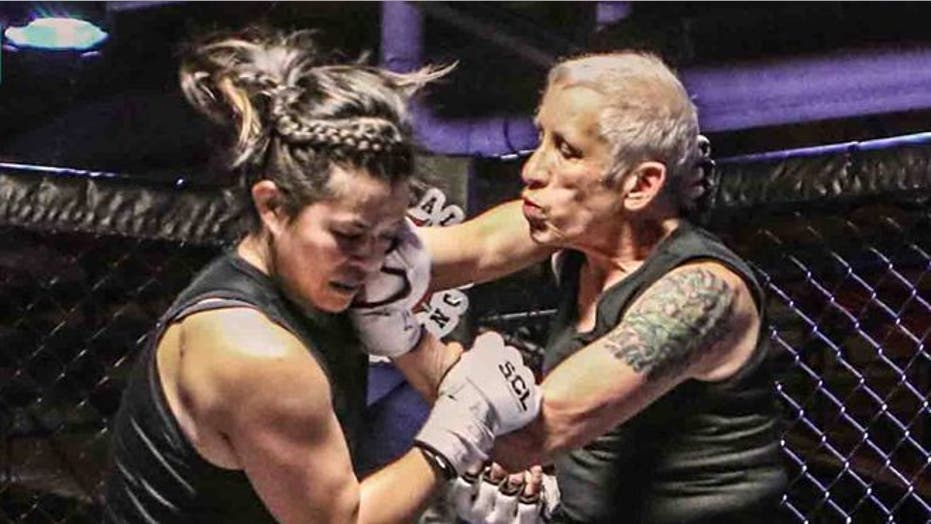 68-year-old MMA fighter Ann Perez de Tejada takes on Laura Dettman, 24