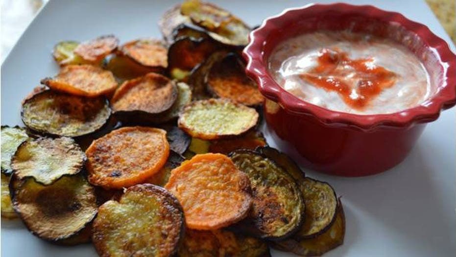 Baked Potato and Veggie Chips Recipe