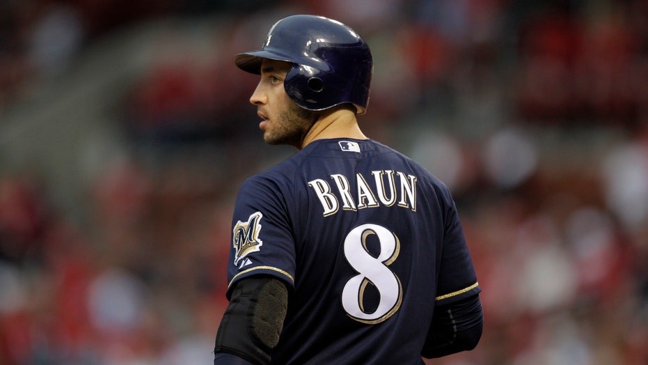 Brewers fan wearing modified Braun jersey asked to leave game, Sports