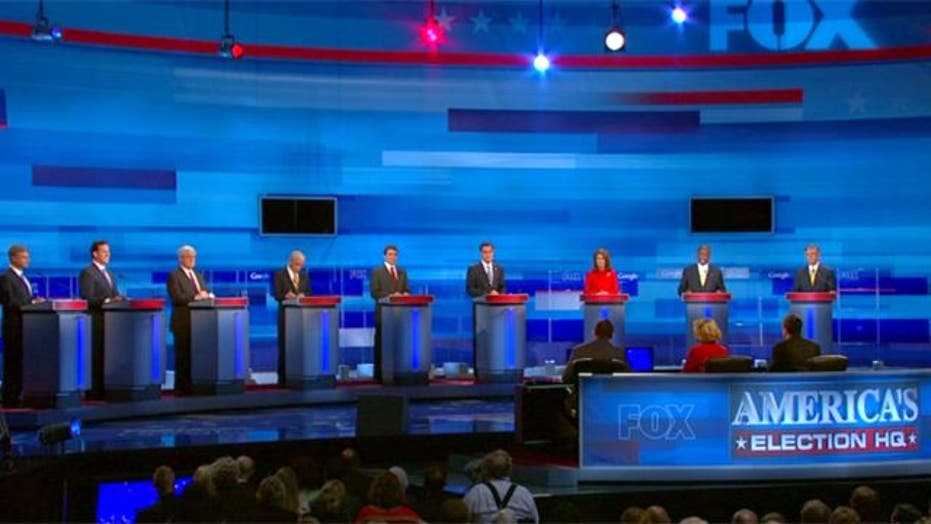 Candidates at GOP Debate Refine Their Pitches to Voters While Targeting ...