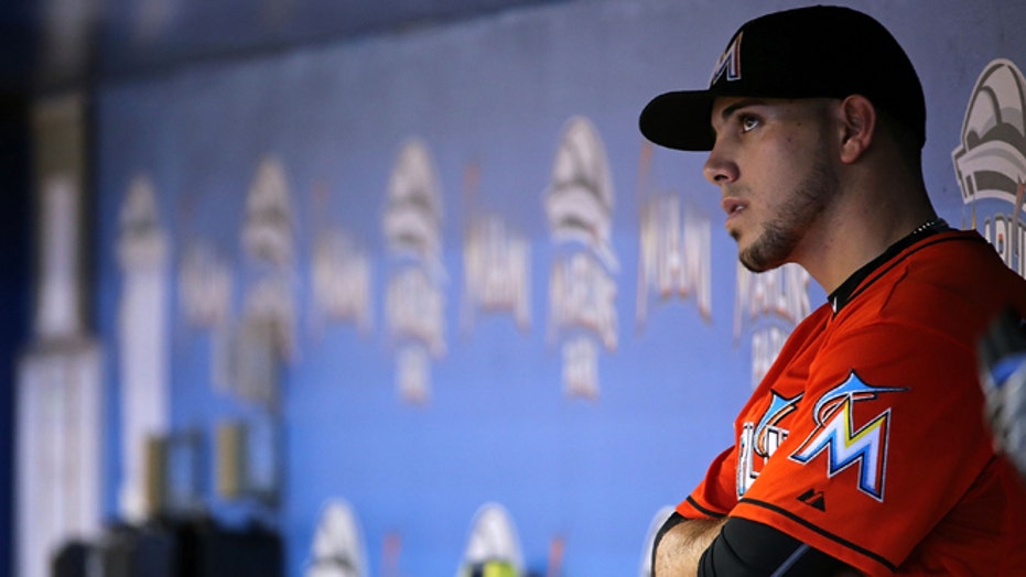 Jose Fernandez family attends Marlins game