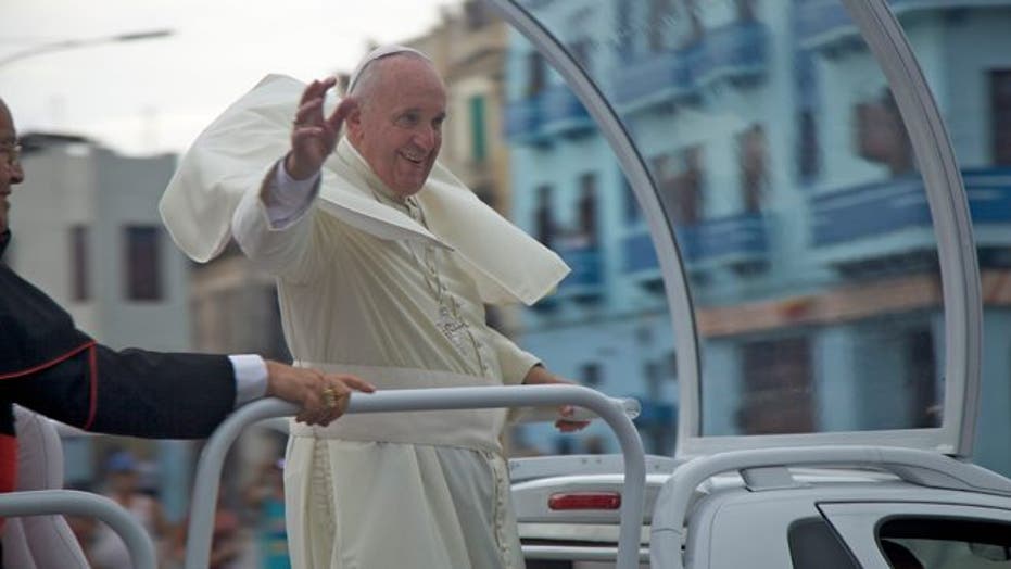 The crowds came out for Pope Francis in Cuba