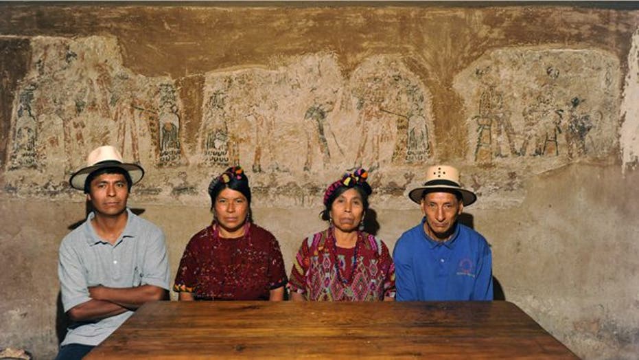 Mayan Mural Found in Family Kitchen