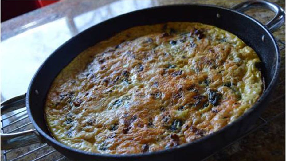 Brunch Recipe Spinach And Chorizo Frittata Fox News