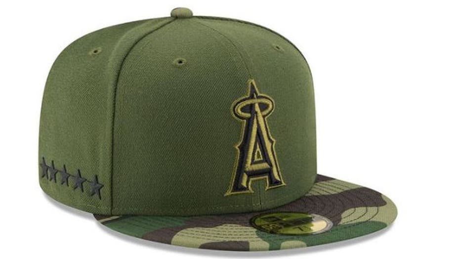 Angels MLB honor military with special Memorial Day hats jerseys Fox News