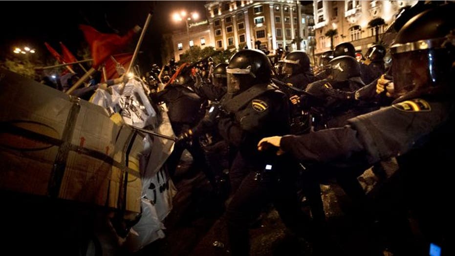 Thousands Take to the Street in Spain