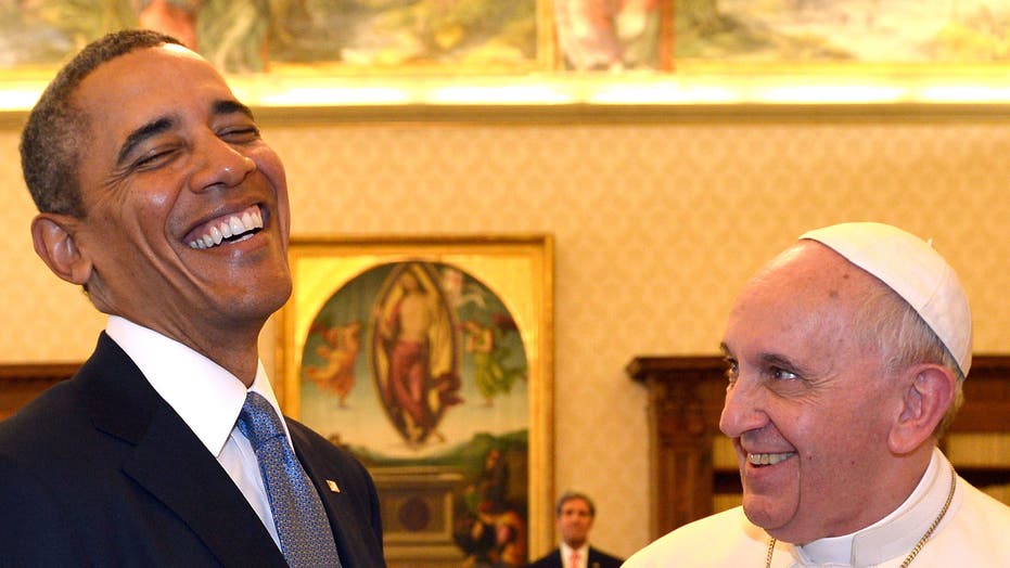 Pope Francis And President Obama Share The Spotlight, All Smiles