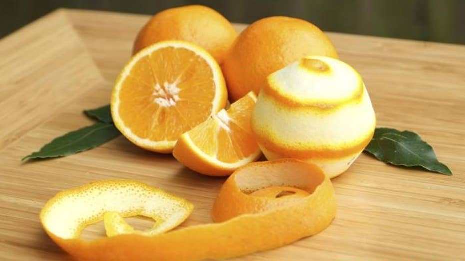 Orange peel for clearance cats