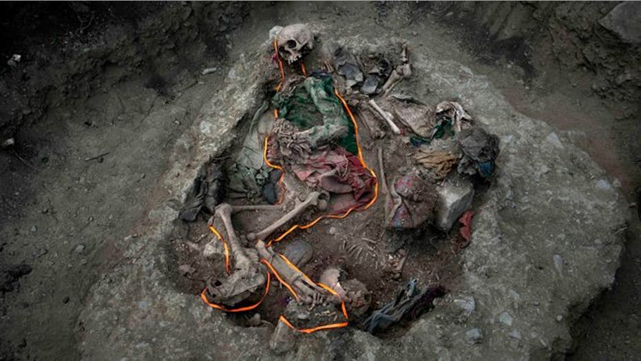 Peru Unearth Graves Of Those Killed In Massacres