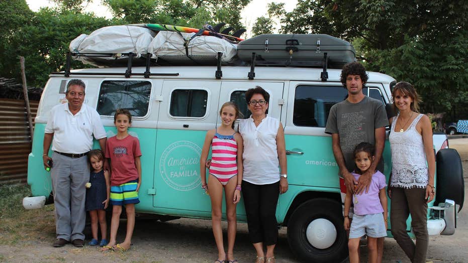 Family sets on a 6-month pilgrimage across the continent to see the pope