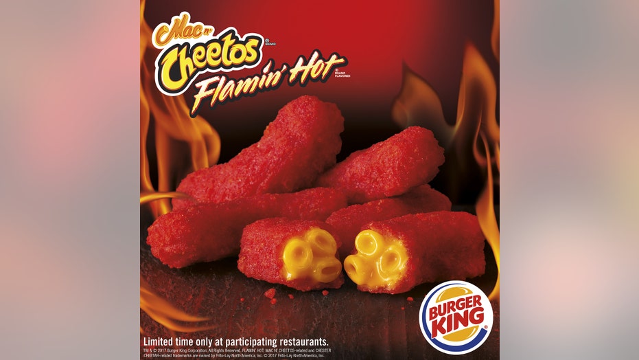 Burger King unleashes Flamin' Hot Mac n' Cheetos