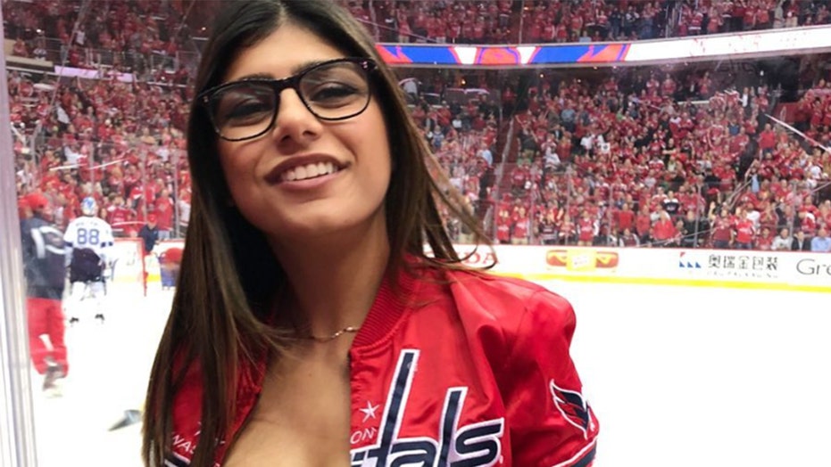Mia Khalifa Boob Drinking Video - Mia Khalifa reveals she needs surgery on her breast after hockey puck  slammed into her chest | Fox News