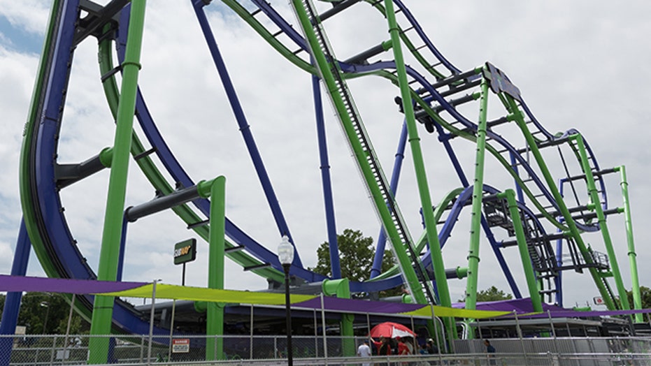 Teen stranded on Six Flags roller coaster I thought we were