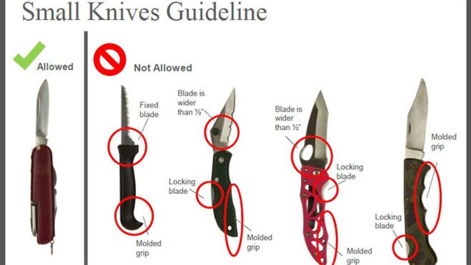 Changes to TSA’s prohibited items list