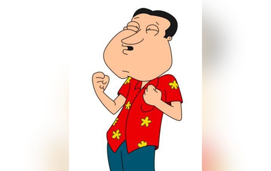 Long Chin Cartoon Characters