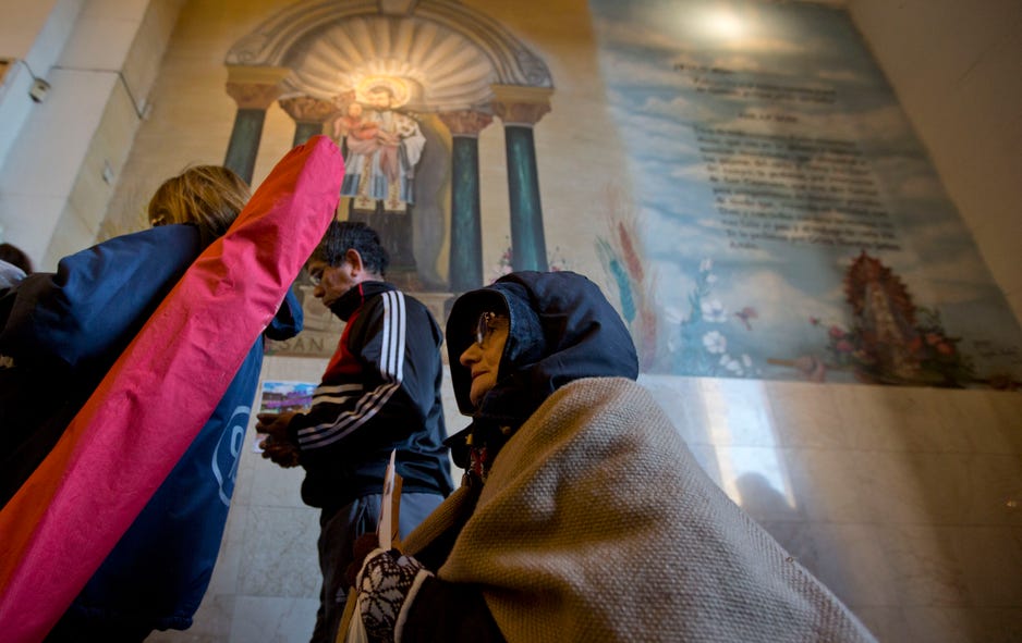 San Cayetano Patron Saint Of Labor Draws Thousands In Argentina