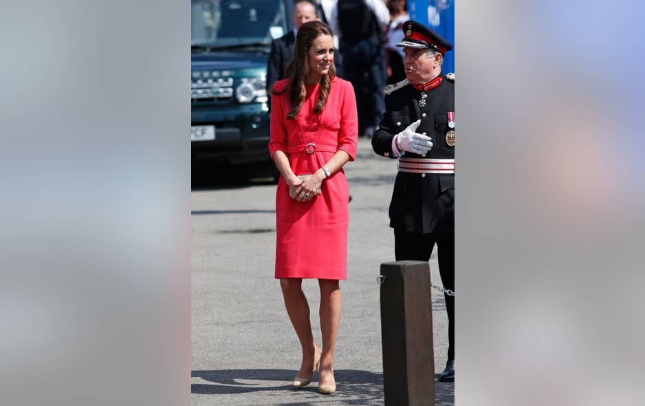 Kate Middleton Goes Hot Pink To Flaunt Slim Physique Fox News Arriving