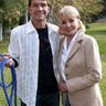 Patrick Swayze and Barbara Walters