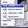 Office Mobile Excel: Menu, Analysis Screen